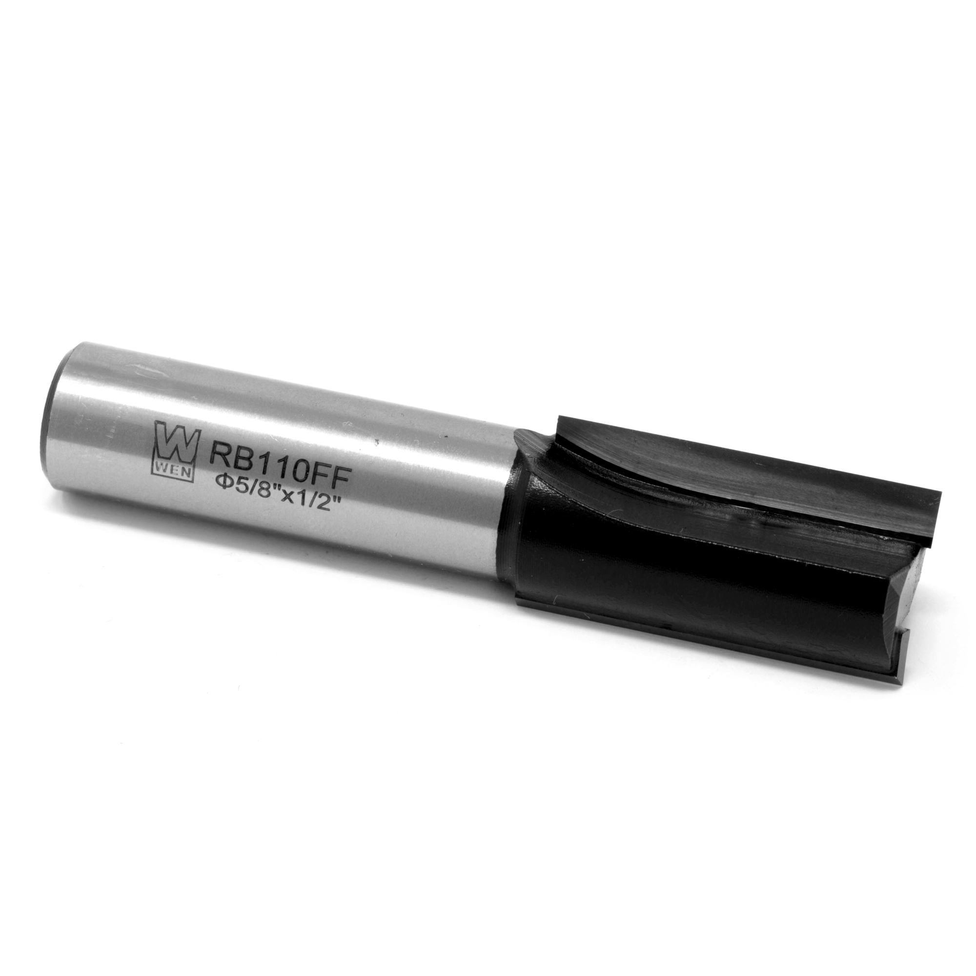 WEN Straight 2-Flute Carbide-Tipped Router Bit - 5/8in. Dia., 1/4in. Shank, Model# RB110FF